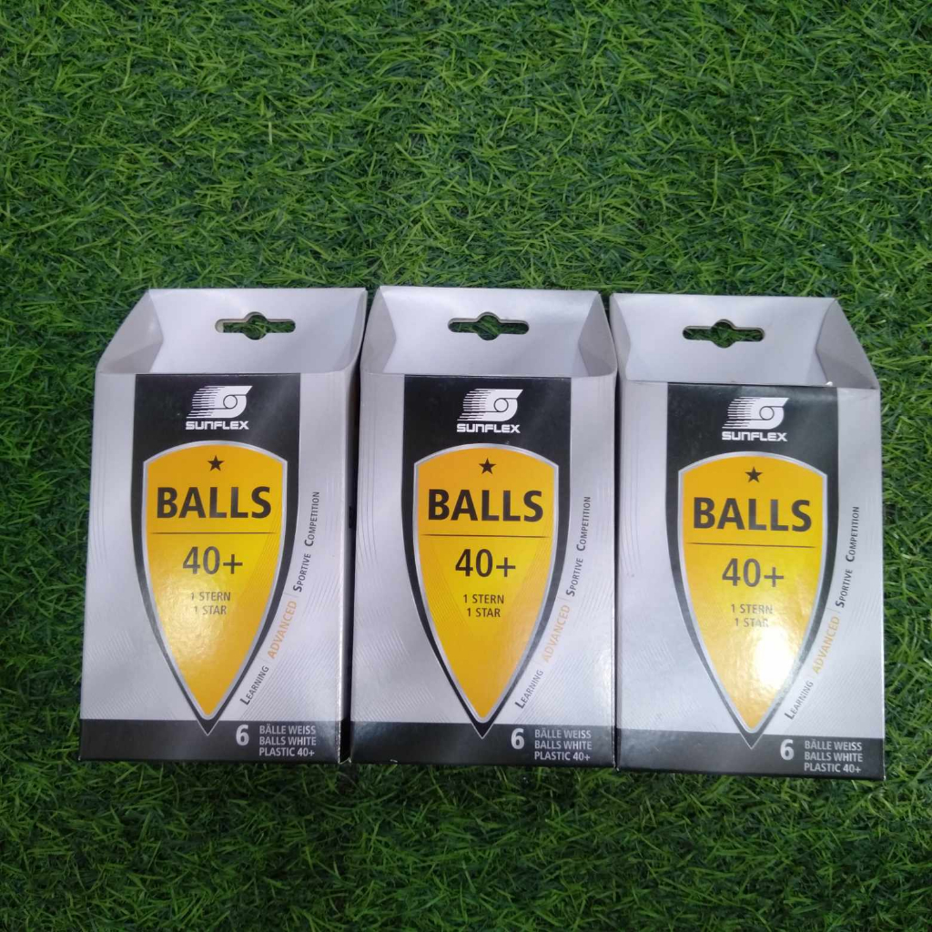 Sunflex | 3 Star SX40 Plus Table Tennis Balls 3 Pack | Table Tennis