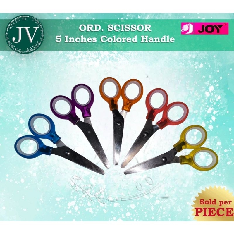 Scissor 5inches Colored Handle 1pc | Shopee Philippines