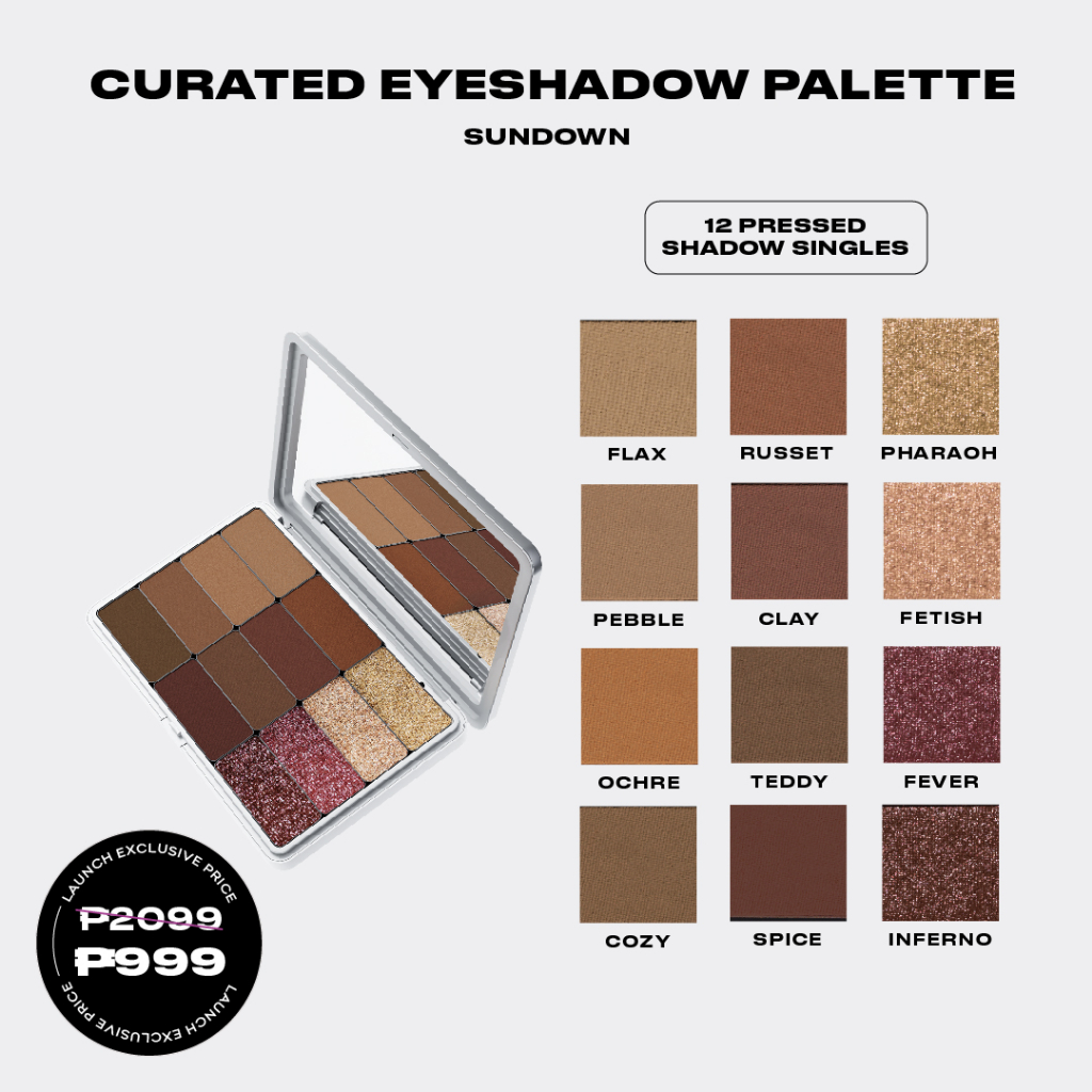 Issy Curated Eyeshadow Palette in Sundown Shopee Philippines