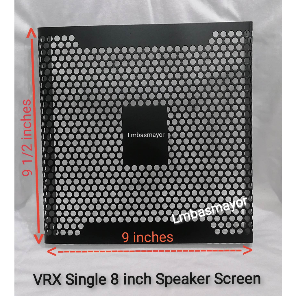 VRX Single 8 inch Speaker Screen Grill Speaker Mesh Cover Full Range ...