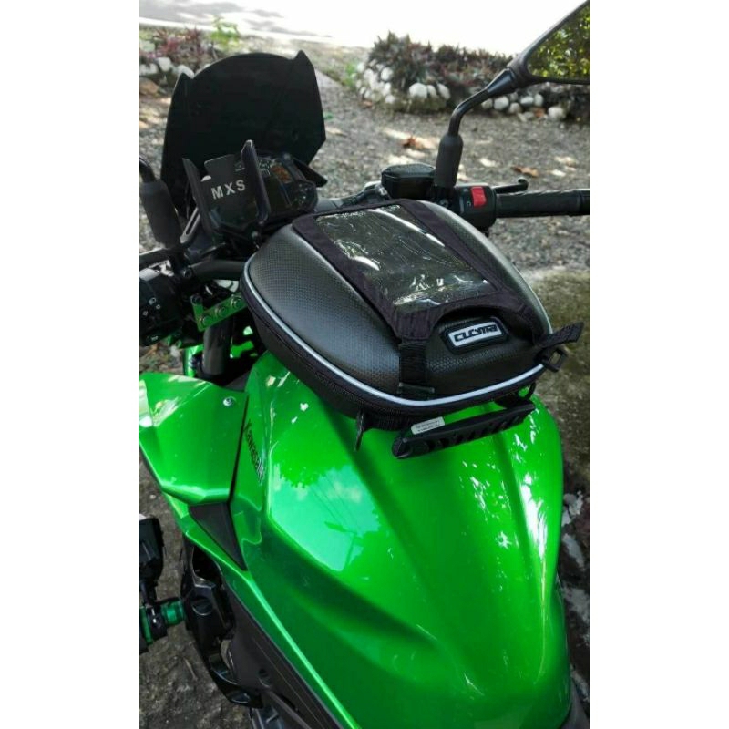 CUCYMA 4L Tank Bag w/ Flange for NINJA 400 Z400 2023, ZX4RR ZX25R, Z650RS, VERSYS 650 2020
