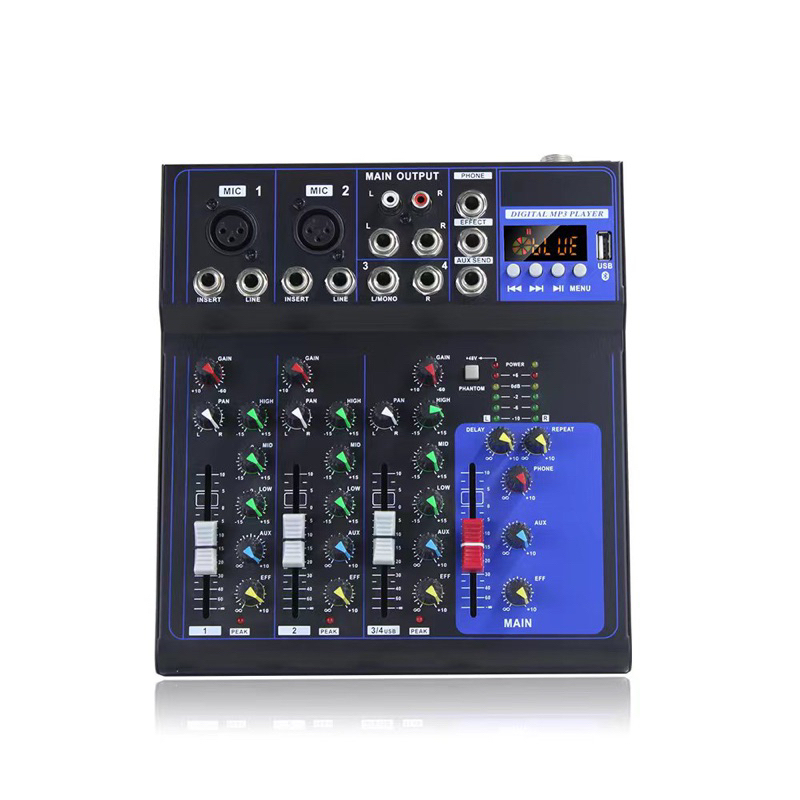 Professional Mixer 4Channel USB/BT F4 Shopee Philippines