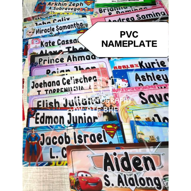 NAMEPLATE (PVC/LAMINATED) Shopee Philippines
