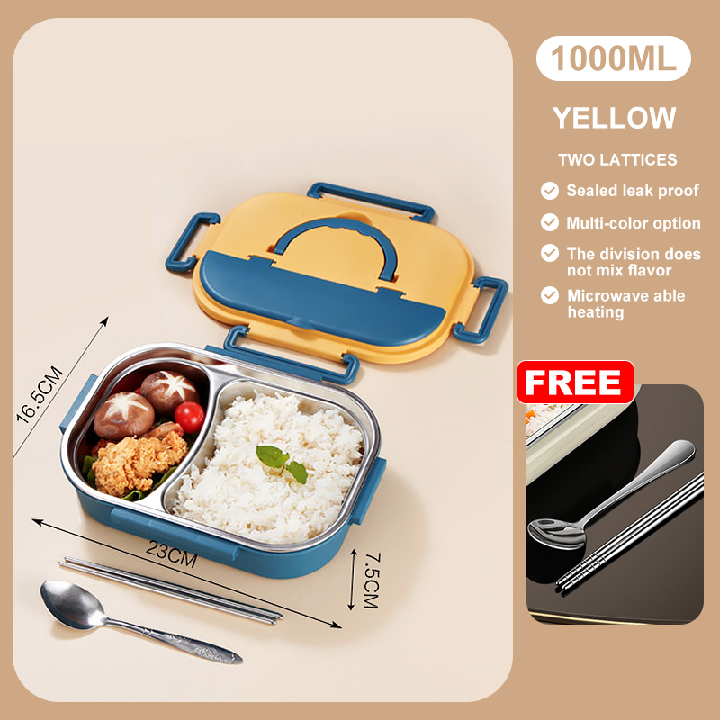 304 Stainless Steel Insulated Lunch Box With Soup Bowl Leak-Proof Bento ...