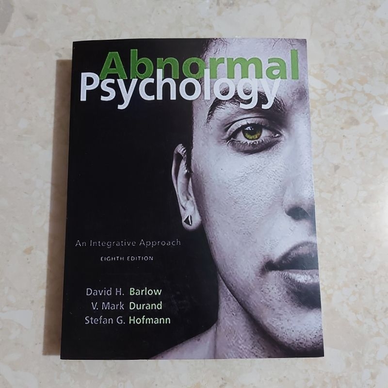 Abnormal Psychology By Barlow And Durand 8th Edition | Shopee Philippines