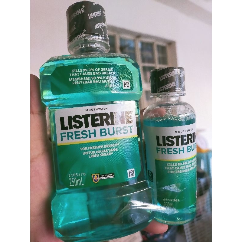LISTERINE FRESH BURST MOUTHWASH 250ML+ 100ML Shopee Philippines