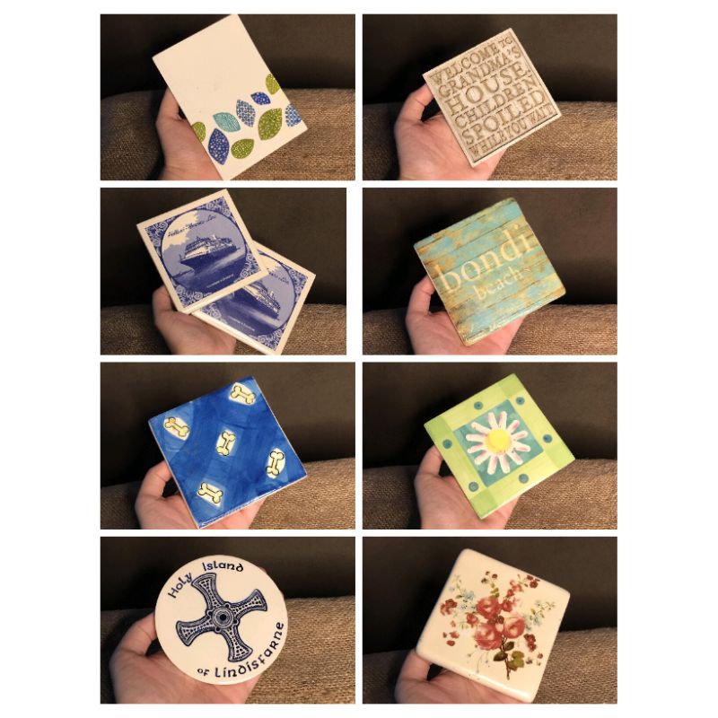Assorted Tile Coaster (sold per piece) | Shopee Philippines
