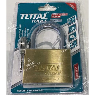 Total Heavy duty brass padlock 70mm TLK32702 INDUSTRIAL | Shopee ...