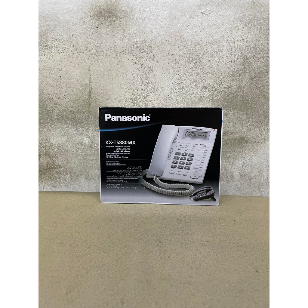PANASONIC KX-TS880MX BLACK CORDED TELEPHONE | Shopee Philippines