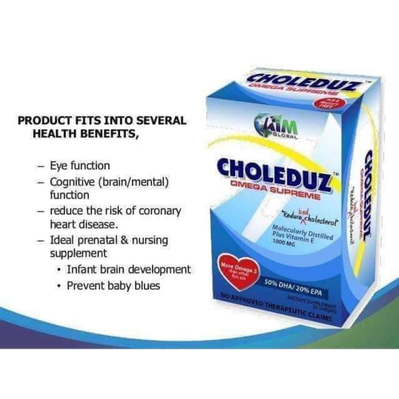 Choleduz Omega Supreme 30 Softgel (Dec.2025 Exp) | Shopee Philippines