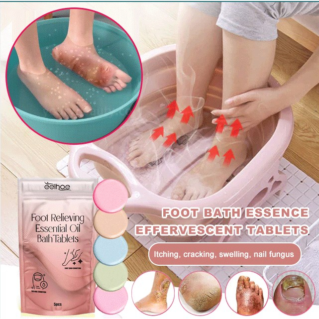 Foot Bath Essence Effervescent Tablets Body Cleansing Sore Pain