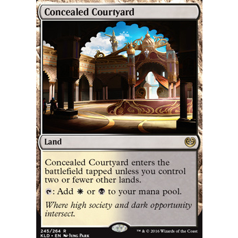 Magic: The Gathering - Concealed Courtyard (245/264) - Kaladesh Set Land Card