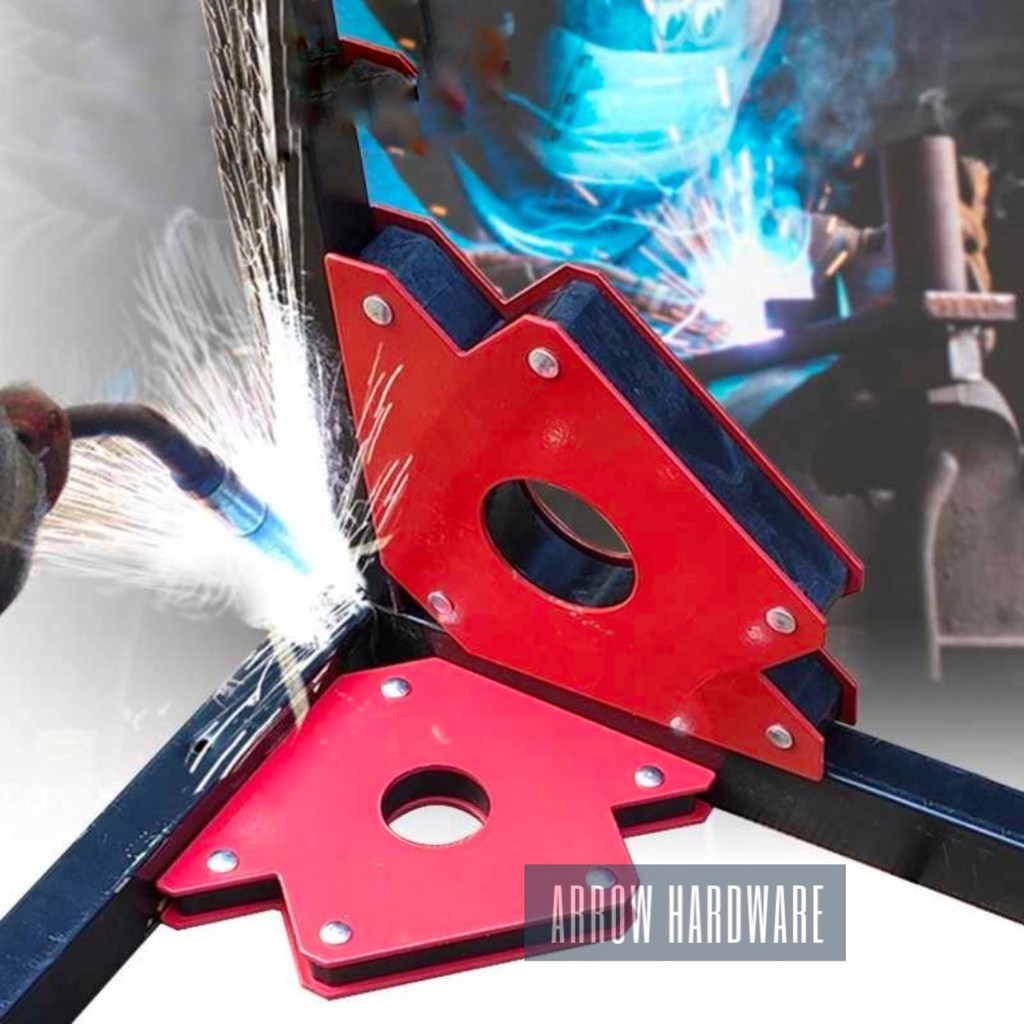 4-Piece Welding Magnet Set - Angle Holder With 45°, 90°, 135° Fixed Angles For Welding