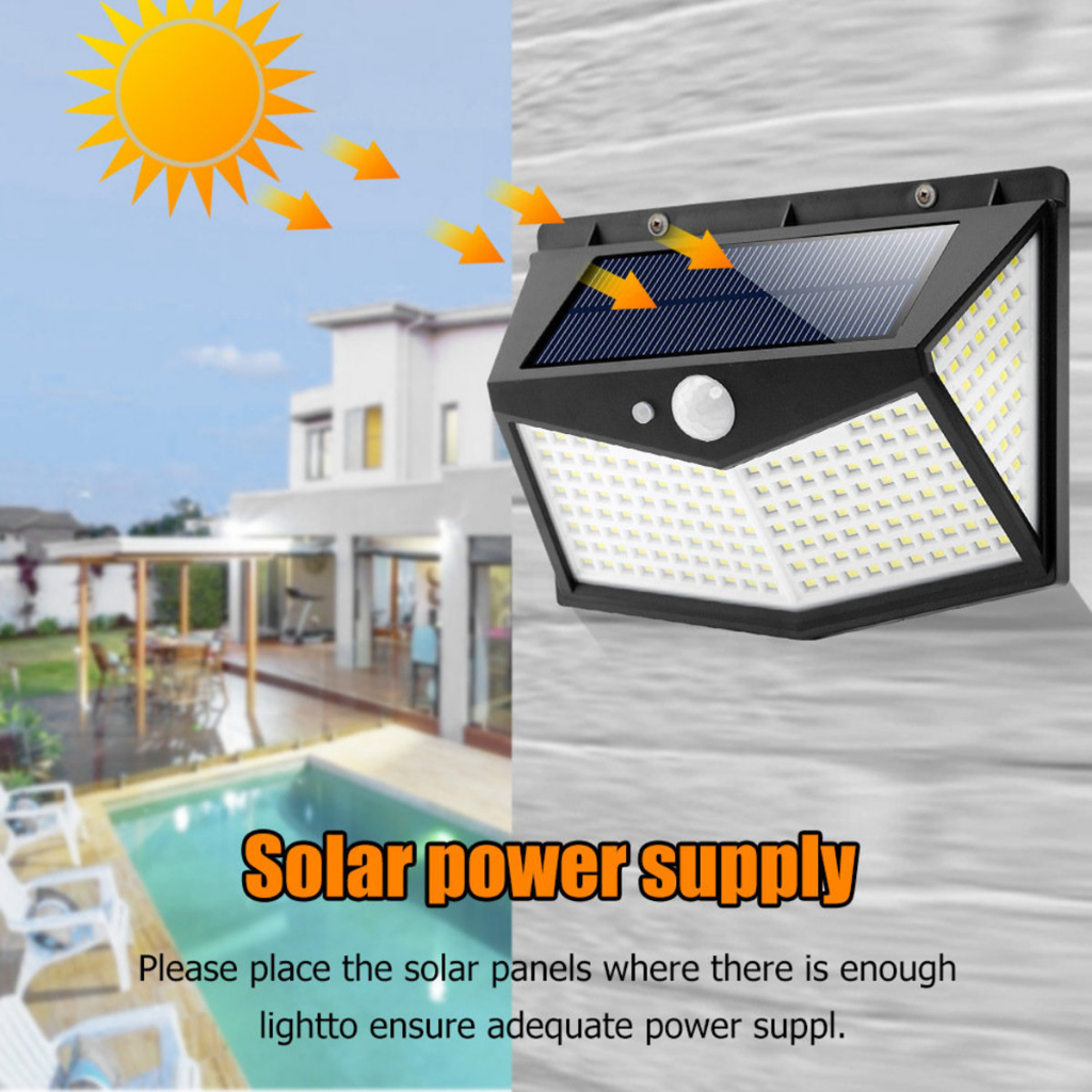 Waterproof LED Solar Light Auto Turn on/off COD Outdoor induction ...