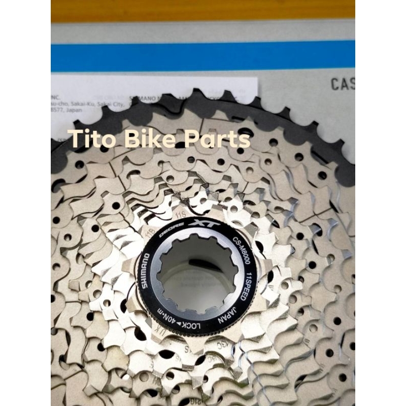 SHIMANO XT GRX M8000 11-40T / 11-42T CASSETTE SPROCKET 11 SPEED COGS ...