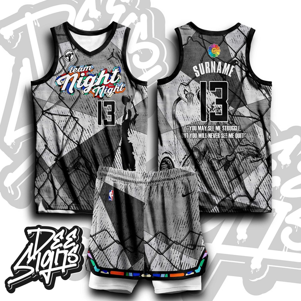 TEAMNIGHTS01 BASKETBALL JERSEY FREE CUSTOMIZE OF NAME AND NUMBER ONLY ...