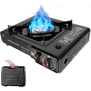 Portable Multi Fuel Butane or Propane Camping Stove Burner with