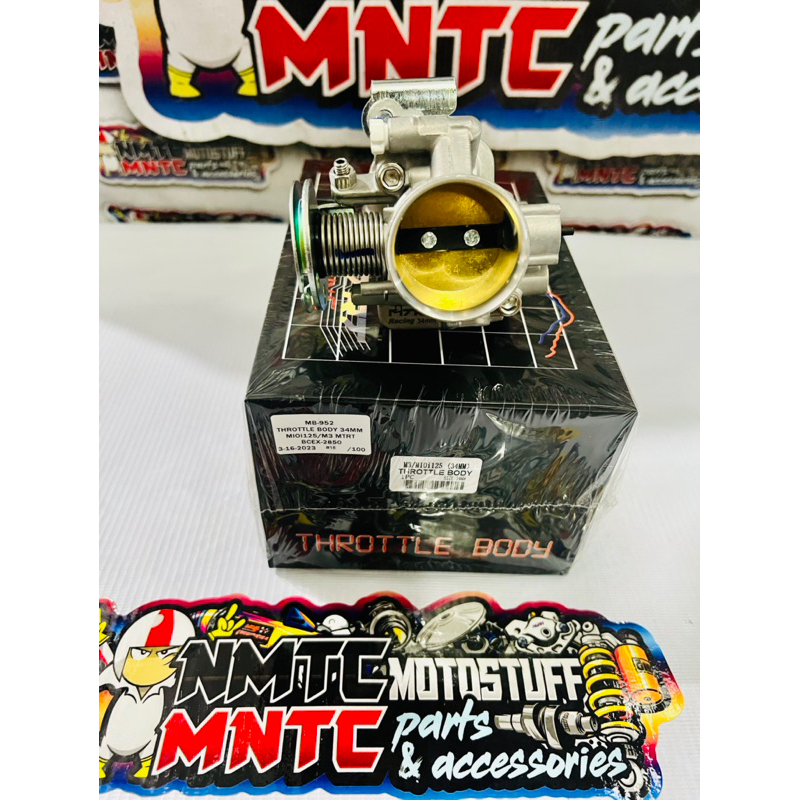MTRT THROTTLE BODY 30mm/ 32mm/ 34mm MIOI125 / MIOSOULI125/M3/MIOI125S ...
