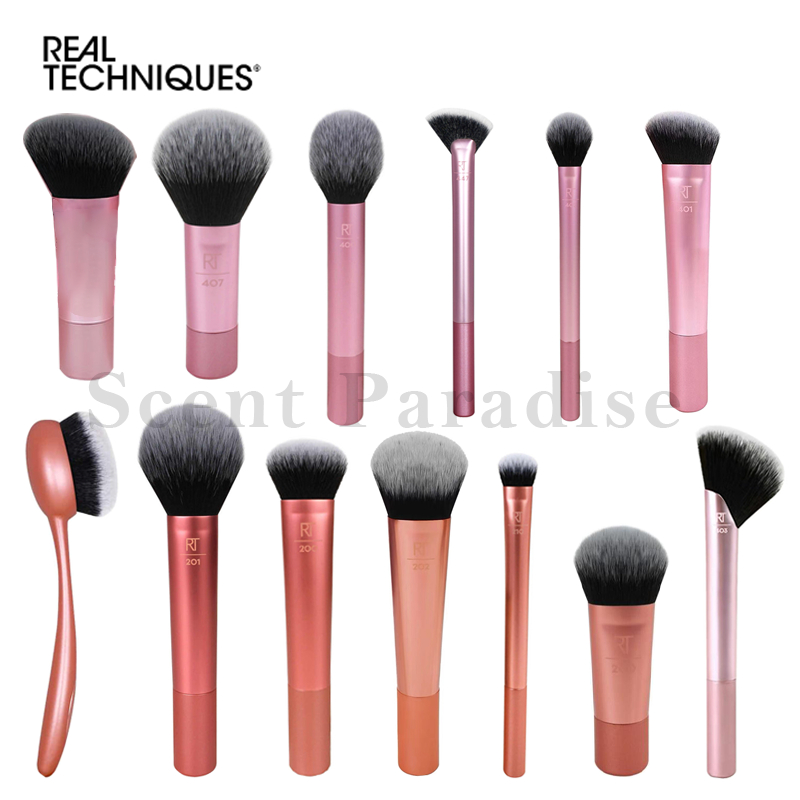 Real Techniques Makeup Brushes Series Foundation Blush Highlighter