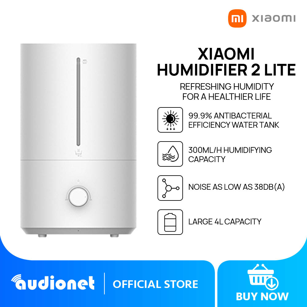 Xiaomi Humidifier 2 Lite EU | 300mL/h Humidifying Capacity | Large 4L ...