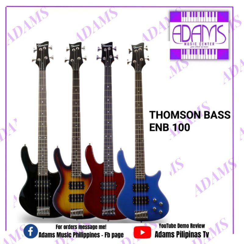 Thomson Bass Guitar Active Pickups 4string(ENB100) Shopee Philippines