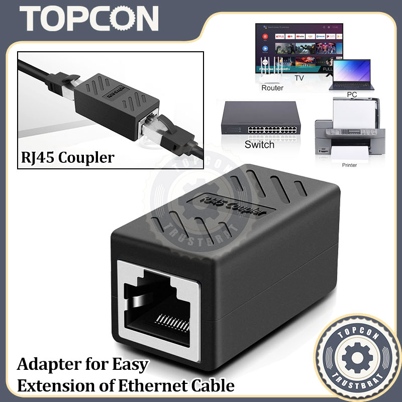 RJ45 Coupler, Adapters Female to Female, Cable