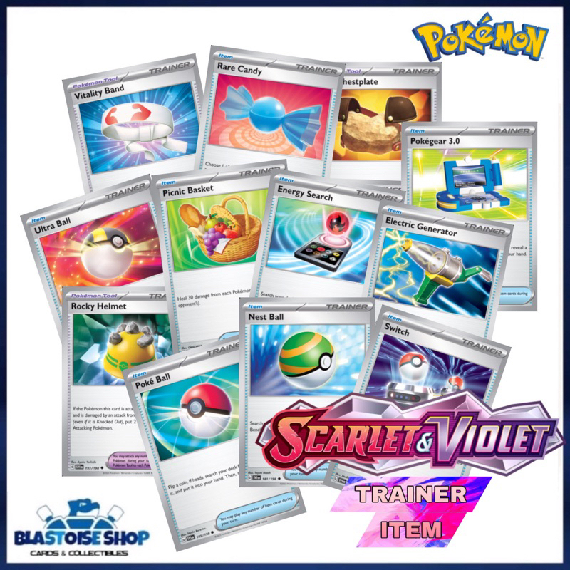 EN Pokemon Card Game Scarlet Violet Trainer Item: Nest Ball Mesagoza ...