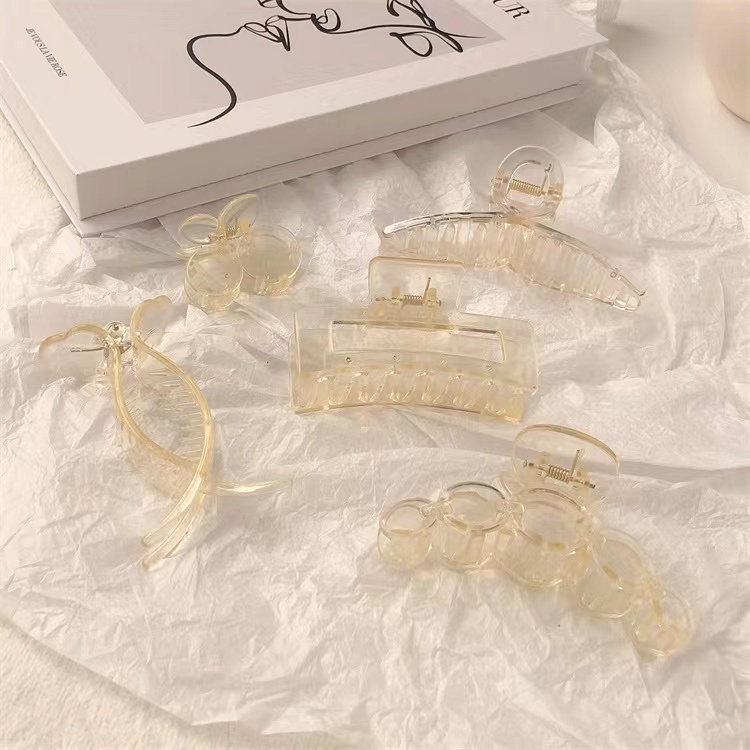 (Abbpo) Y034# Korean Transparency Simple temperament back head hair ...