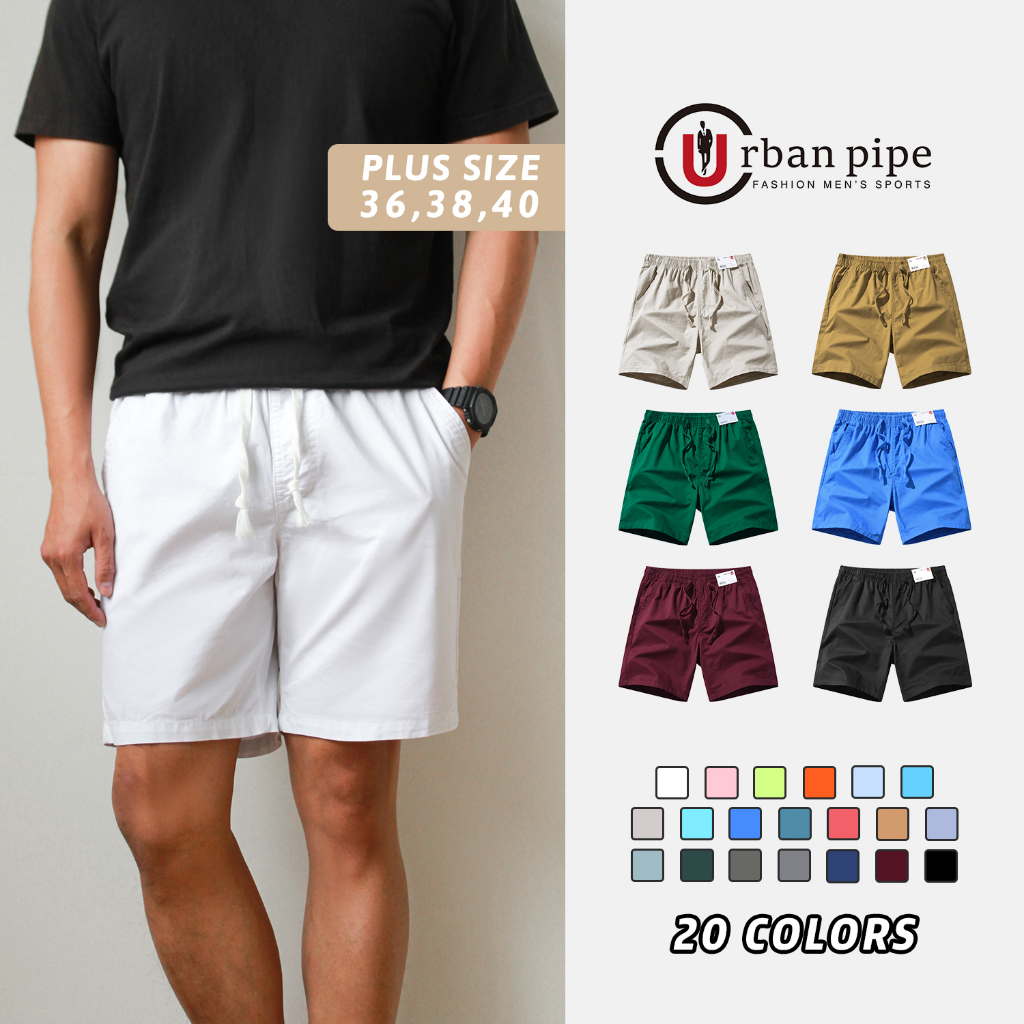 Urban Pipe Men's Plain Shorts Loose Casual Oversize 72121 Shopee