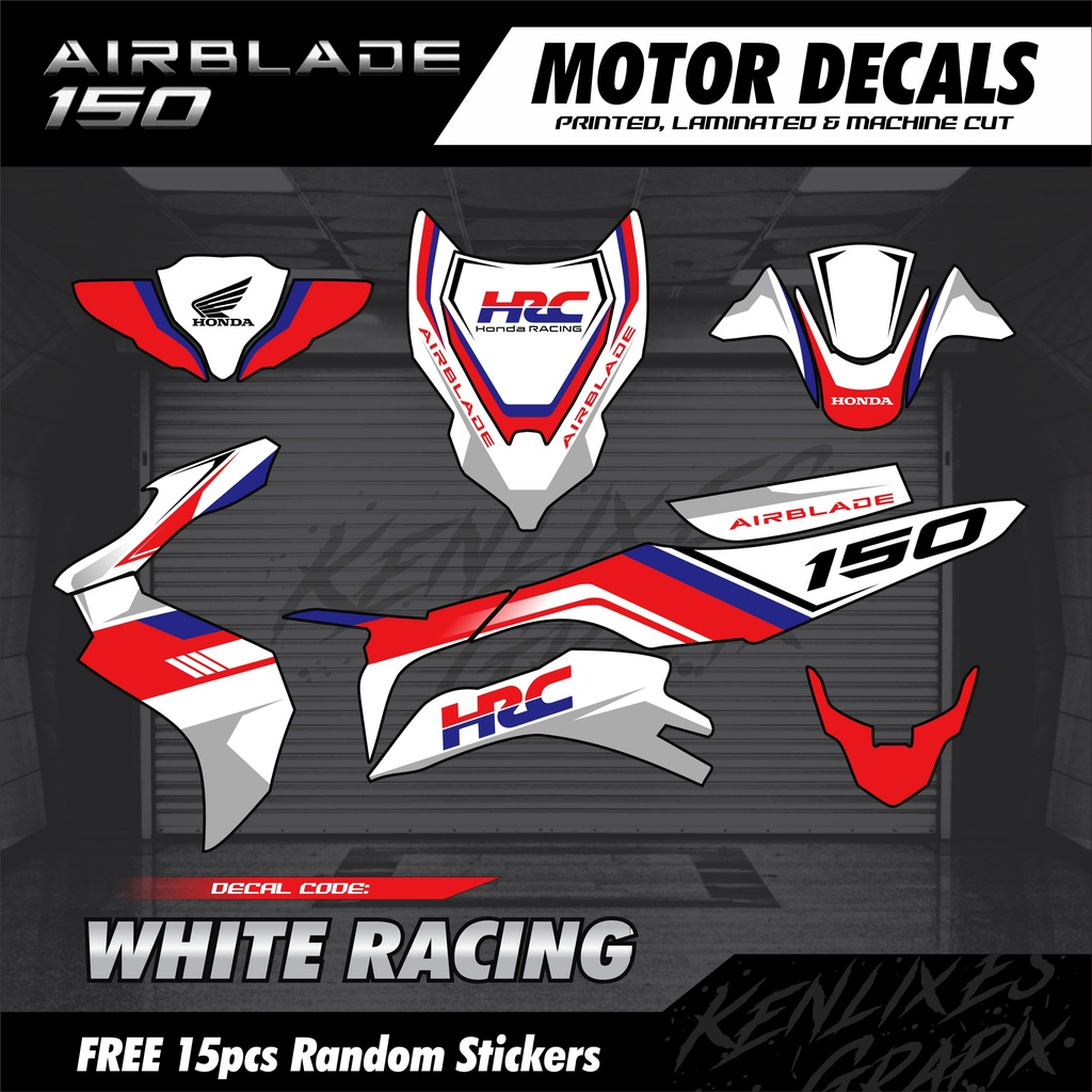 Honda Airblade 150 Full Body Decals Sticker (Machine cut) | Shopee ...