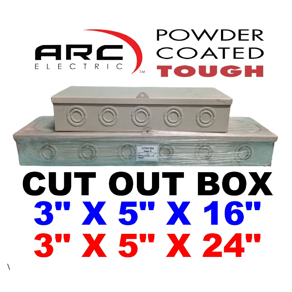 ARC CUT OUT BOX / CUT OUT BOX / PULL BOX FOR ELECTRICAL 3 X 5 X 16
