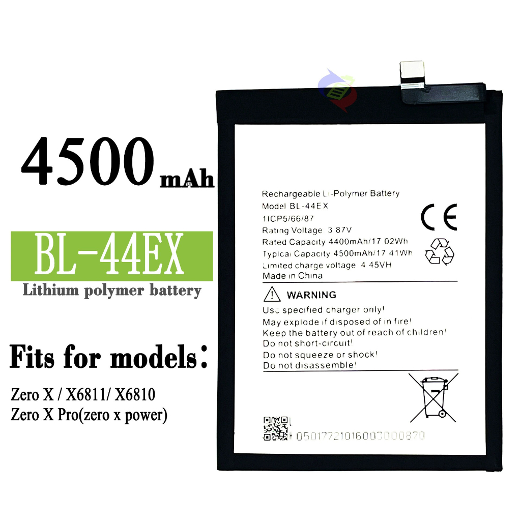 Infinix Zero X Zero X Pro X6811 X6810 BL-44EX Battery | Shopee Philippines