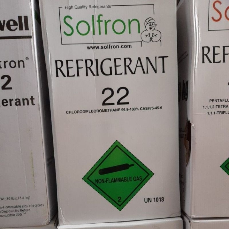 Refrigerant R22 13.6 kg.(solfron) | Shopee Philippines