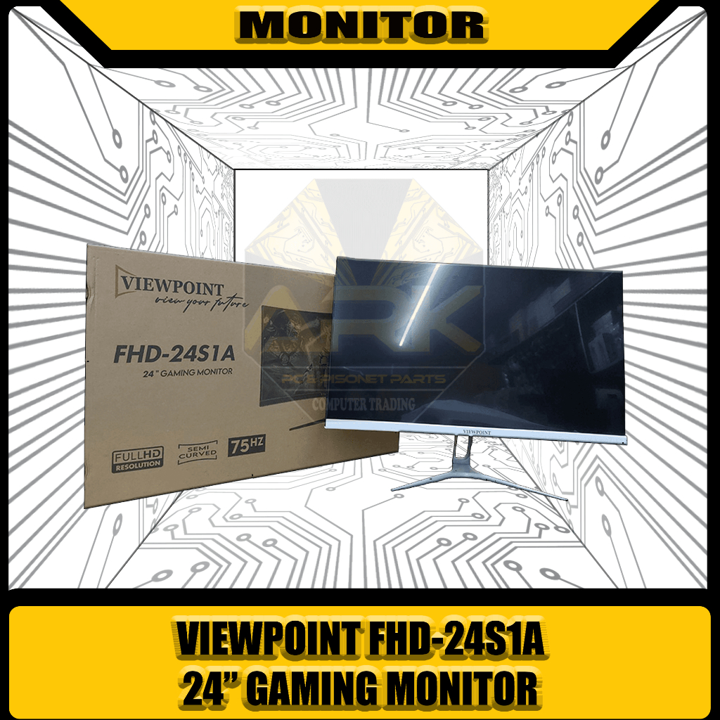Viewpoint FHD24S1A Semi Curved Monitor 75hz Shopee Philippines