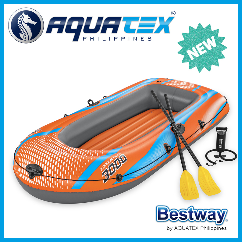 BESTWAY 61145 Kondor Elite 3000 Raft Set - Inflatable Boat - Rubber ...