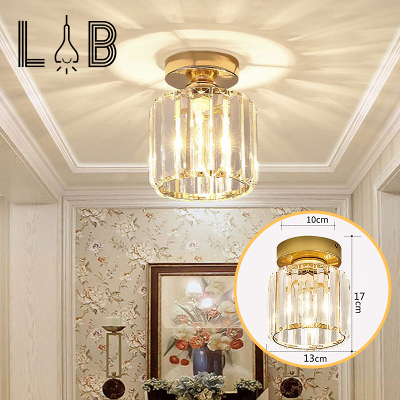 Ceiling light Nordic Modern Crystal Chandelier for Balcony Cloakroom