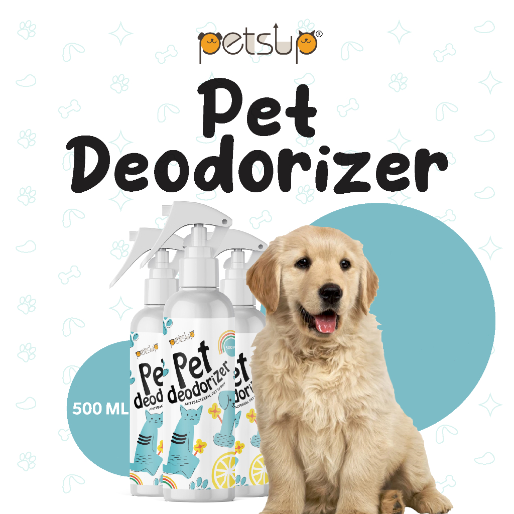 Petsup Pet Deodorizer Spray 500ml Antibacterial Pet Spray Odor