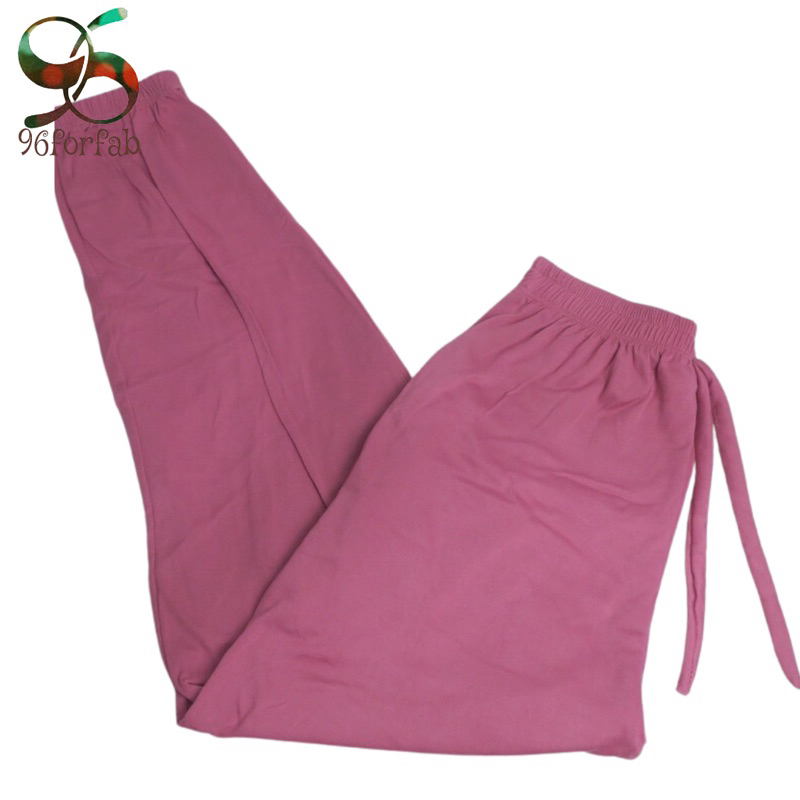 Jogger Pants For Women Plain And Printed With Two Pockets Stretchable