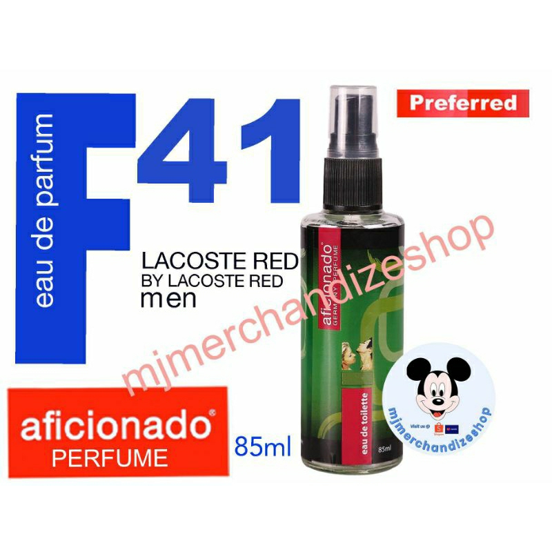 Aficionado lacoste red best sale