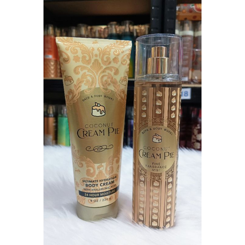 Bath & Body Works Coconut Cream Pie Fine Fragrance Mist/Body Cream