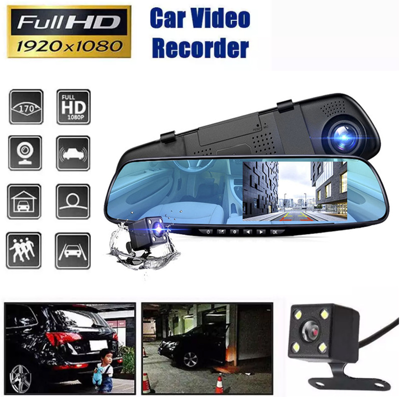 Car Camera Dash Cam Driving recorder Car Video Recorder HD 1080P Car Video Camera with Dual Lens