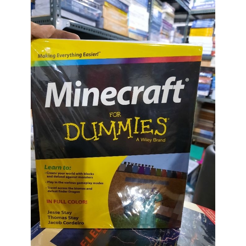 Minecraft for Dummies A wiley Brand In Full Color Original | Shopee ...