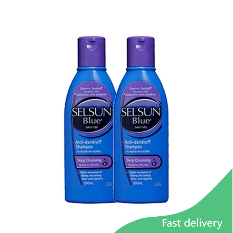 [ready Stock] Selsun Blue Deep Cleansing Anti Dandruff Shampoo 200ml 