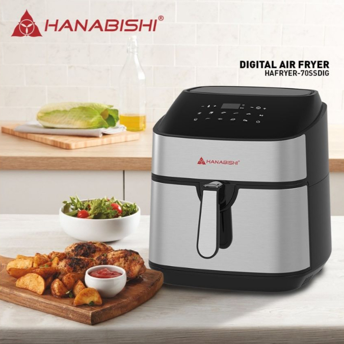 Hanabishi Digital Air Fryer 7L Shopee Philippines
