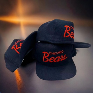 Chicago Bears Vintage Navy Script B Visor