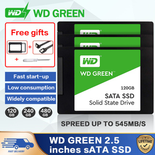  Western Digital 240GB WD Green Internal SSD Solid State Drive -  SATA III 6 Gb/s, 2.5/7mm, Up to 545 MB/s - WDS240G3G0A : Electronics