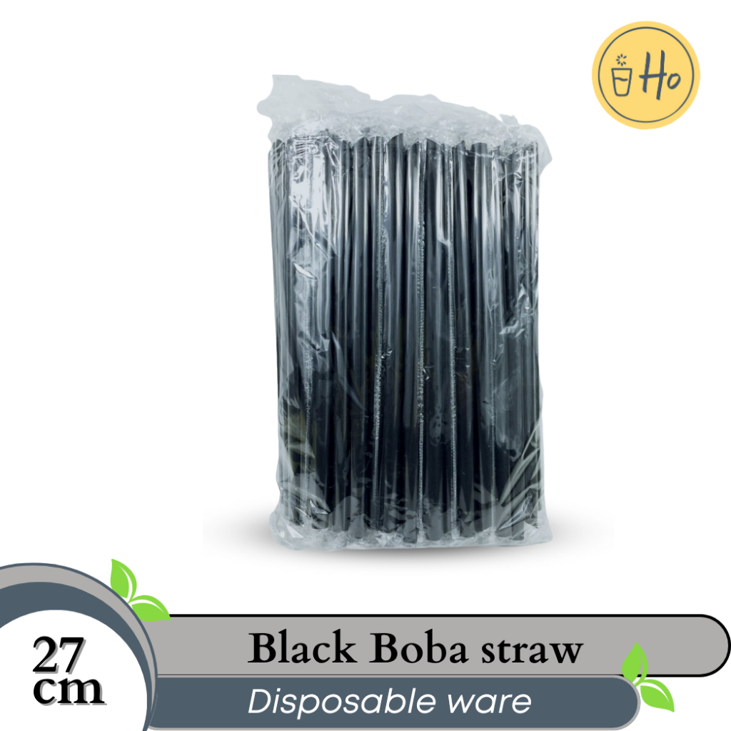 Boba Straw Individual Wrapped 27 CM (100 pcs)/pack | Shopee Philippines