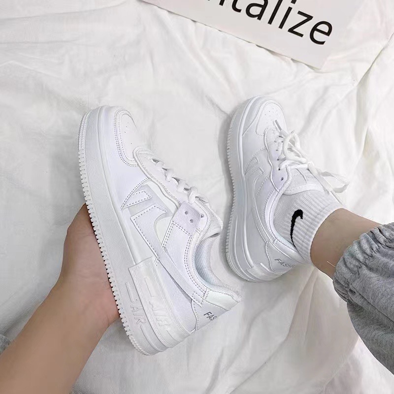 korean shoes Thick bottom white rubber shoes for Women #A22 | Shopee ...