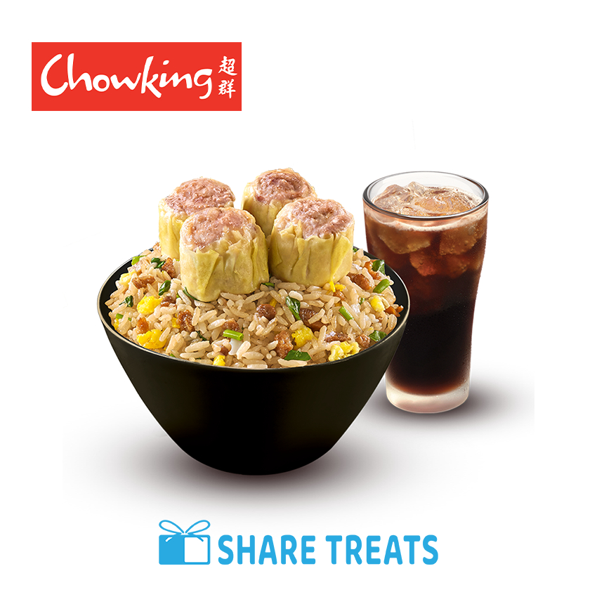 Chowking Siomai Chao Fan with Drink (SMS eVoucher) Shopee Philippines