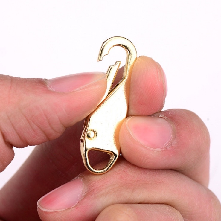 Multipurpose Replacement Toolfree Easy Detachable Metal Zipper Head